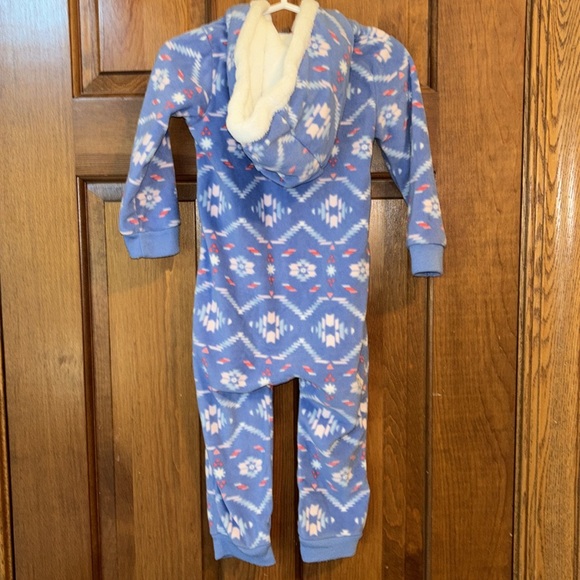 Carters Baby Girl Full Zip Fleece with Hood - Size 18M - Picture 5 of 9